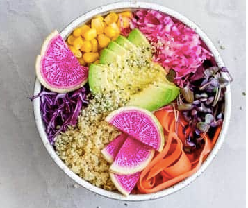 Rainbowl au quinoa