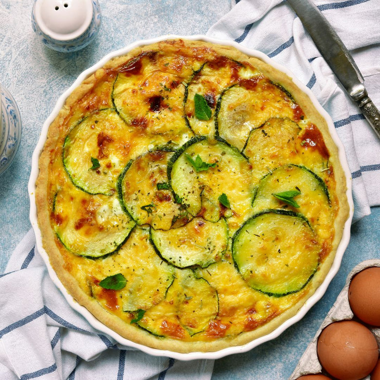 Tarte à la courgette et à la feta