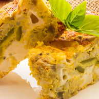 Flan anti gaspi au vert de poireaux au curry