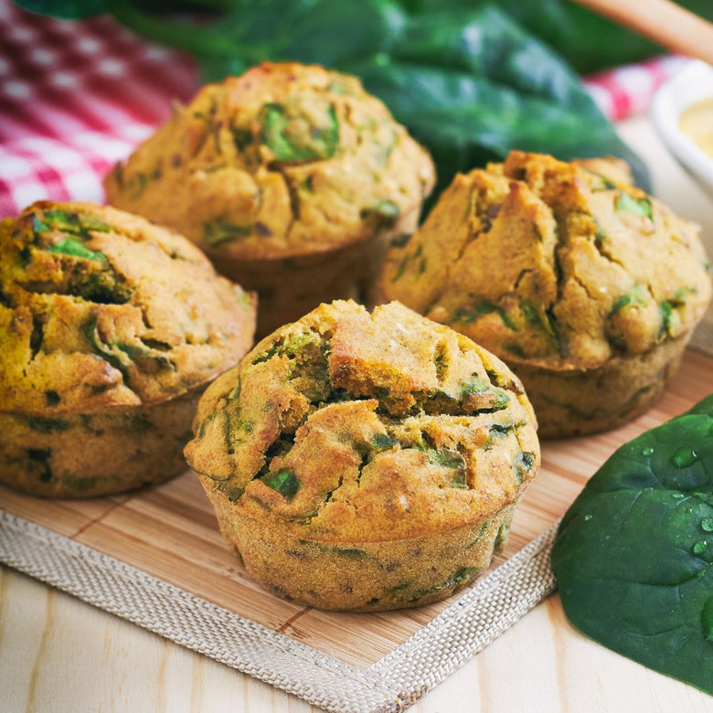 Muffins d’épinards à la feta