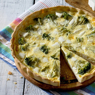 Quiche aux brocolis et au camembert