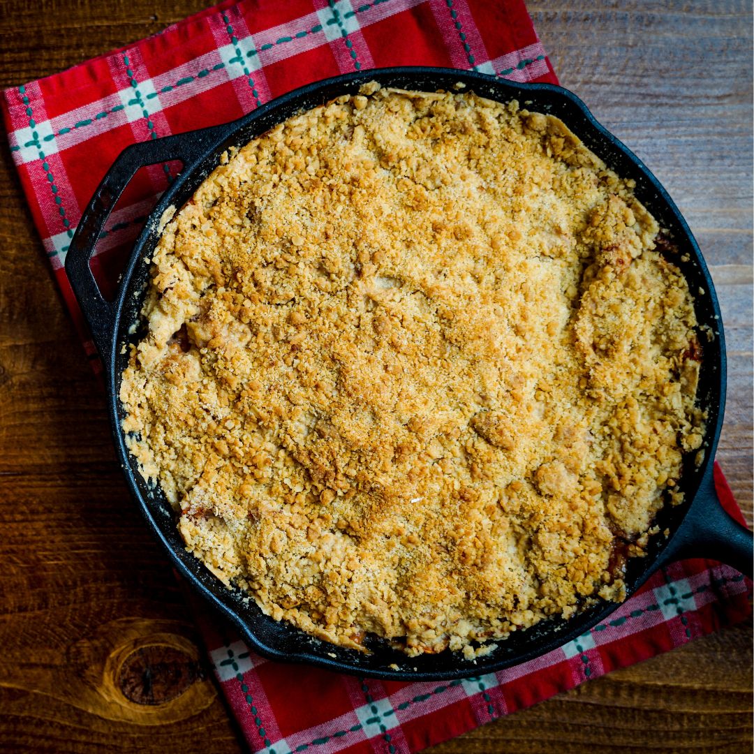 Crumble de céleri-rave au chèvre