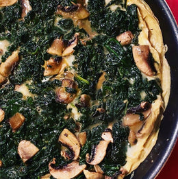 RECETTE : Omelette aux épinards et champignons