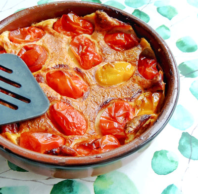 RECETTE : Clafoutis de tomates cerise