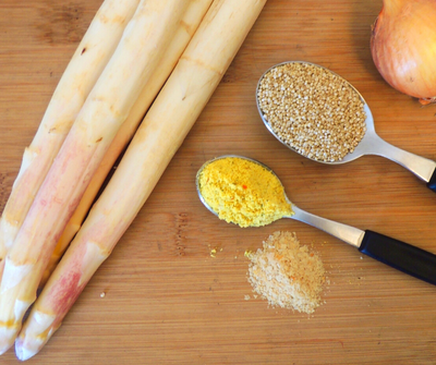 RECETTE : Quinotto printanier aux asperges