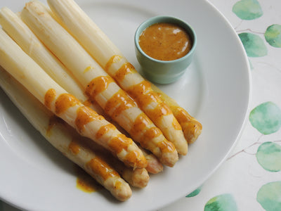 RECETTE : Asperges et mayonnaise au curry