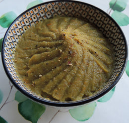 RECETTE : Caviar d’aubergines au curcuma frais