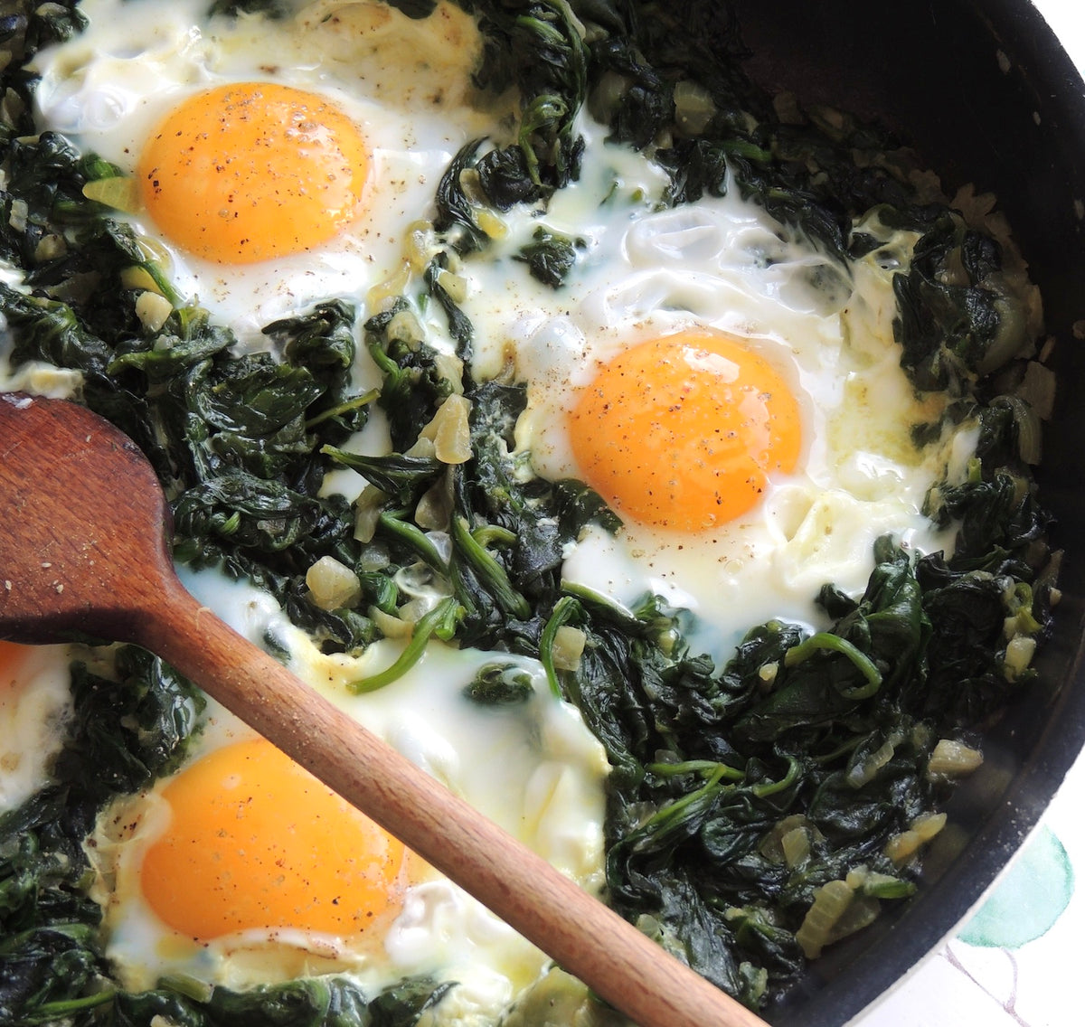 RECETTE : Épinards façon Chachouka