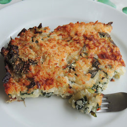 Gratin de blettes au riz