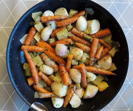 RECETTE : Poêlée persillée de légumes nouveaux