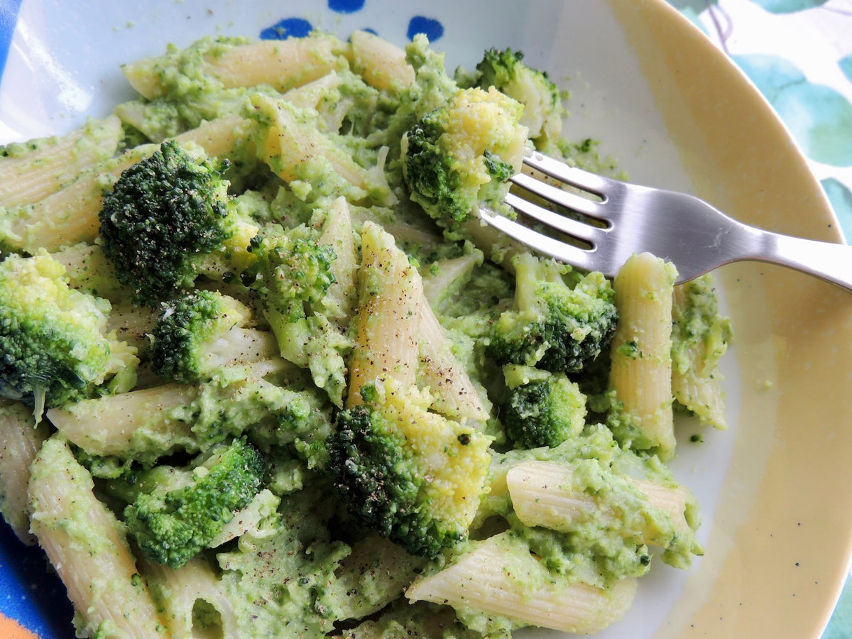 RECETTE : Pâtes à la crème de brocoli