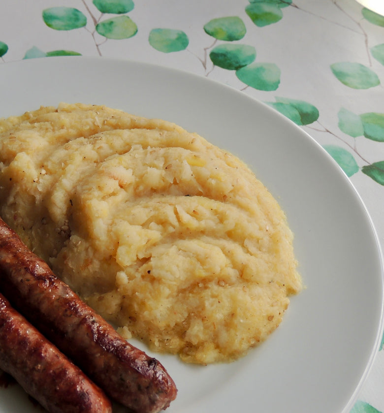 RECETTE : Purée de céleri-rave au gomasio