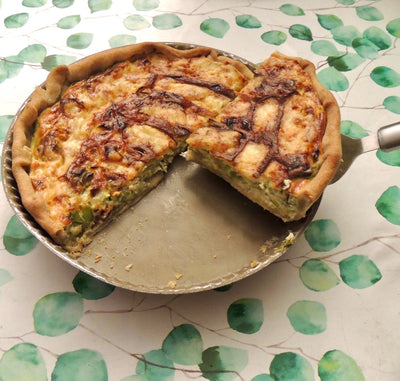 Quiche d’hiver poireaux cantal