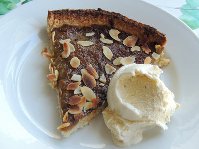 RECETTE : Tarte à la compotée de rhubarbe