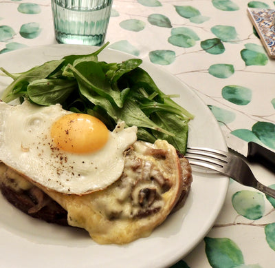 Tartines forestières à la raclette