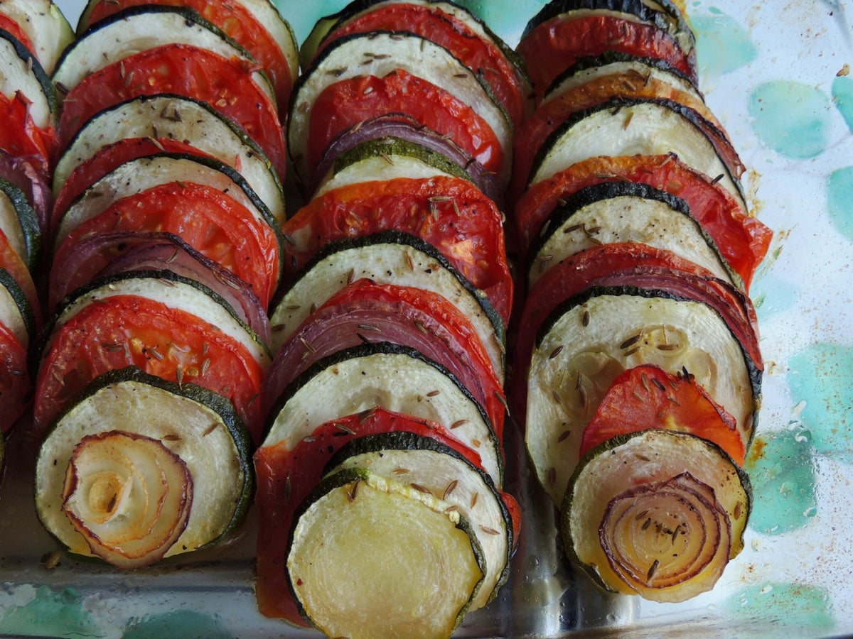RECETTE : Tian de légumes au cumin