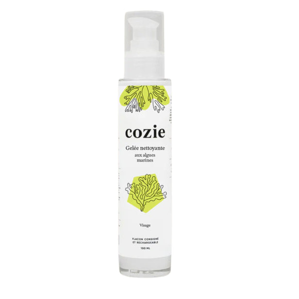 Gelée nettoyante visage aux algues marines - Cozie