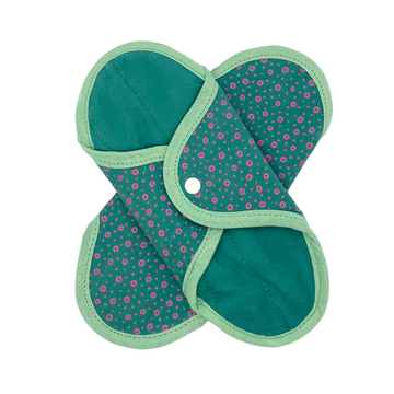 Lot de 2 serviettes hygiéniques lavables en coton bio - flux abondant