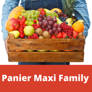 Panier de Fruits et Légumes Bio pour les grandes familles