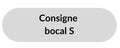 Consigne - Bocal S